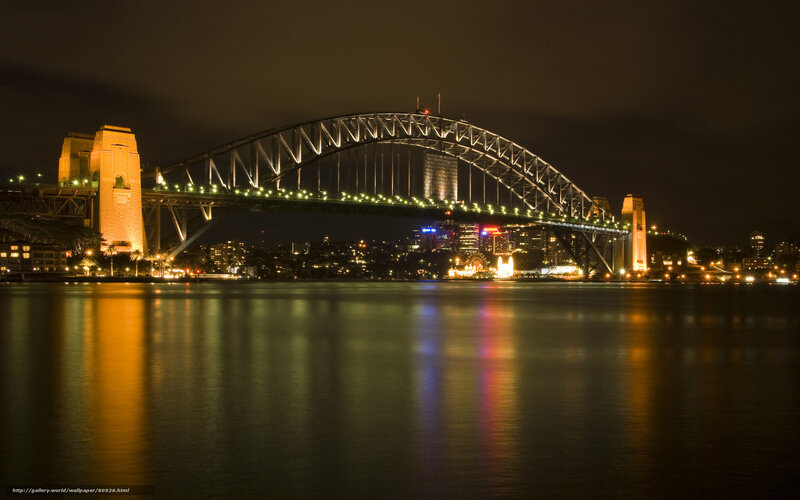 Sydney Harbour Bridge — Black, Serene