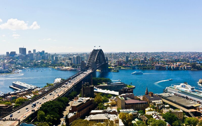 Sydney Harbour Bridge — Blue, Bright