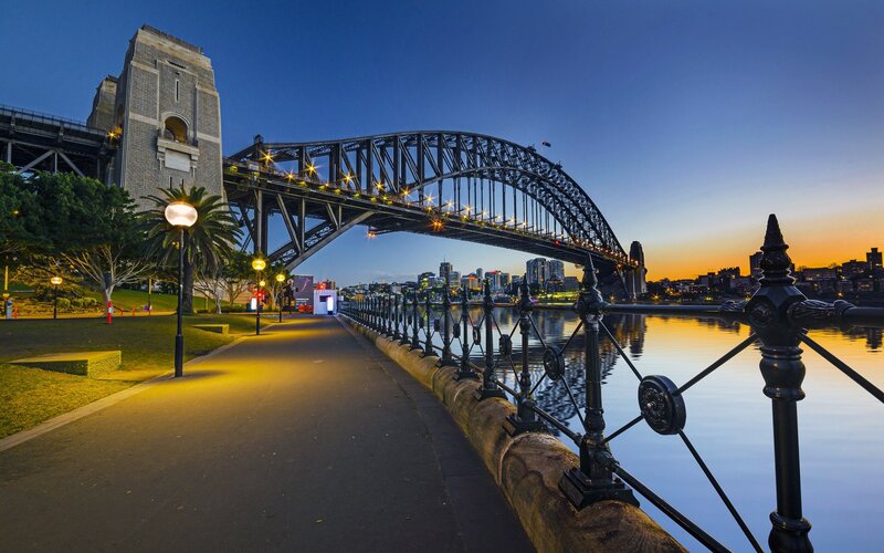 Sydney Harbour Bridge — Blue, Serene, Sunset