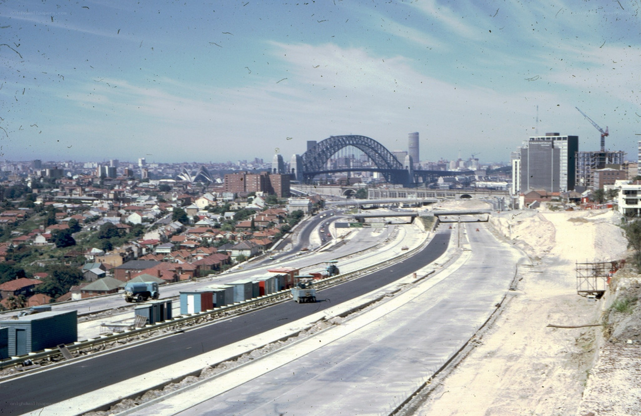 Sydney Harbour Bridge construction