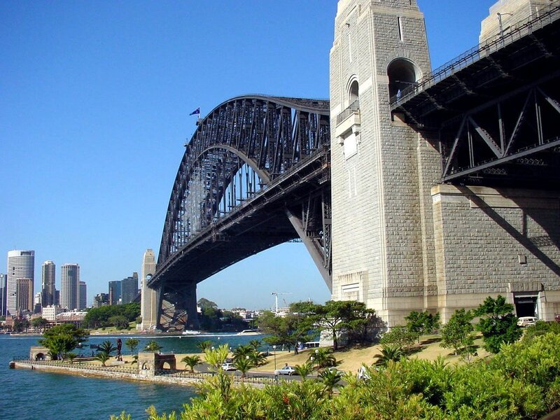 Sydney Harbour Bridge on a sunny day