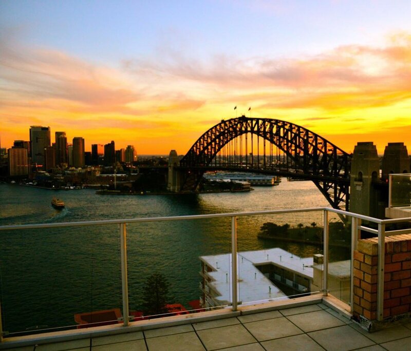 Sydney Harbour Bridge — Orange, Dramatic