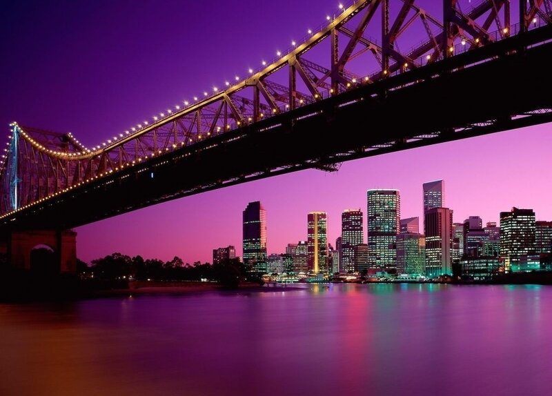 Sydney Harbour Bridge — Purple