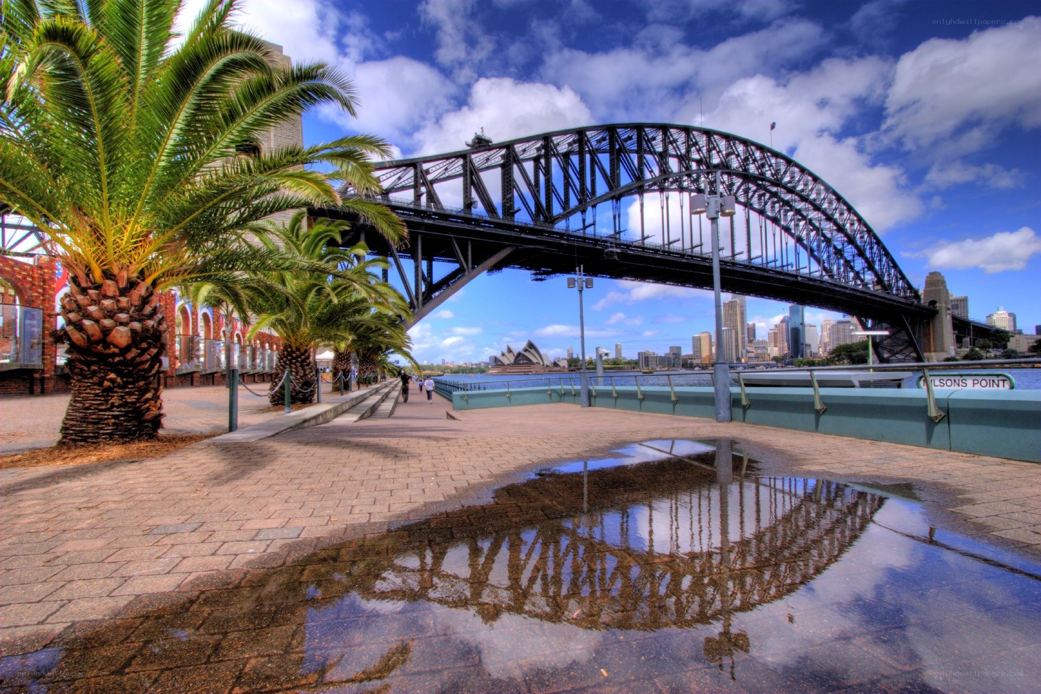 Sydney Harbour Bridge reflection