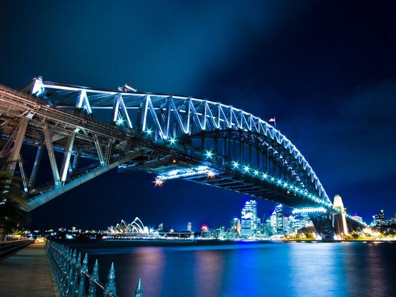 Sydney Harbour Bridge — White