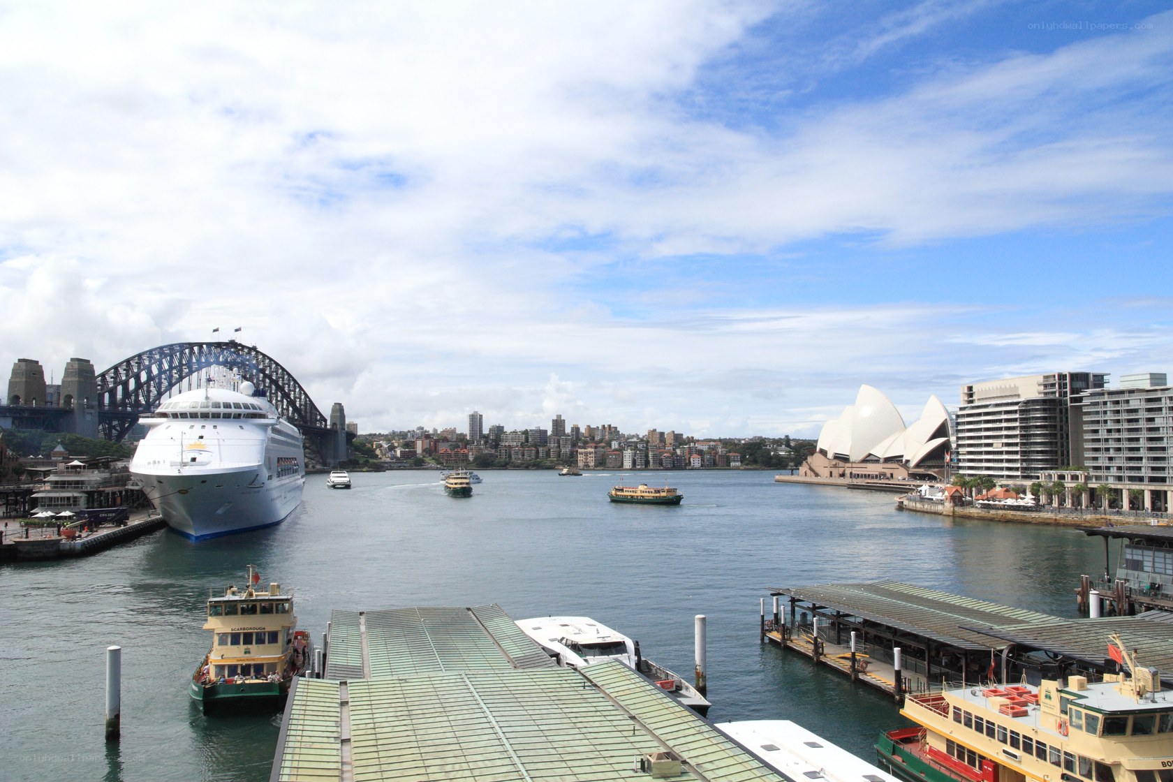Sydney Harbour with Opera House