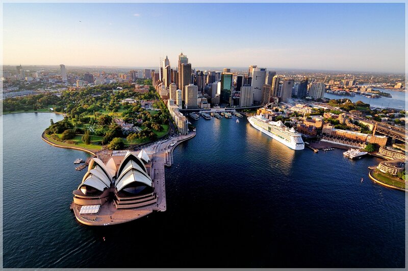 Sydney Opera House and city skyline