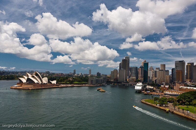 Sydney Opera House and city skyline