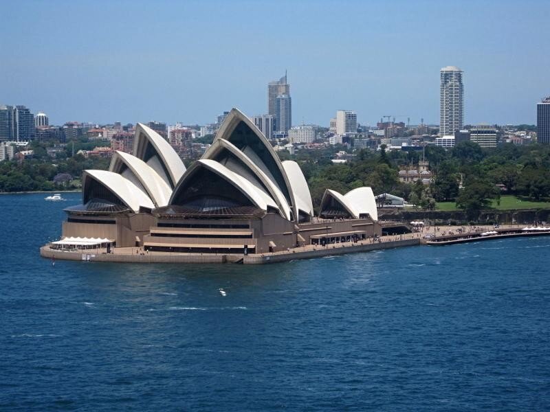Sydney Opera House and city skyline