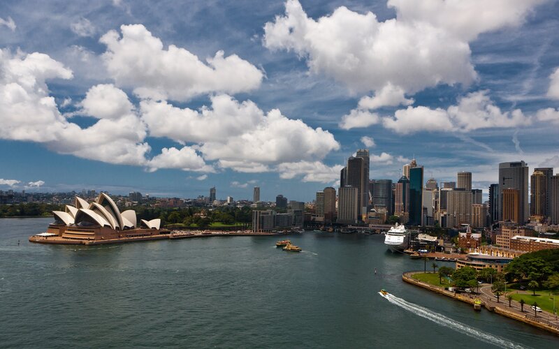 Sydney Opera House and city skyline