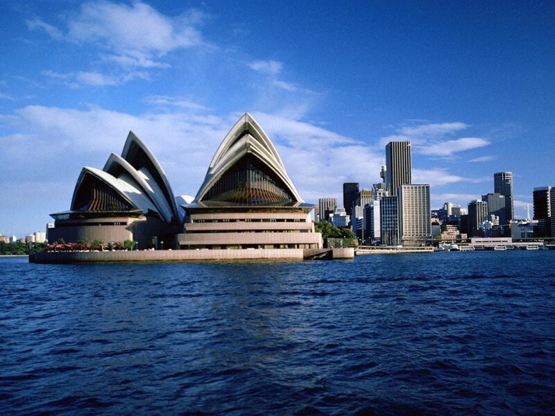 Sydney Opera House and city skyline