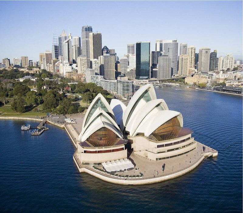 Sydney Opera House and city skyline