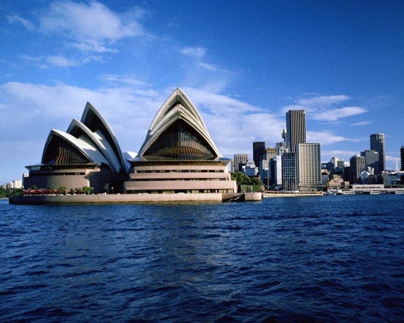 Sydney Opera House and city skyline