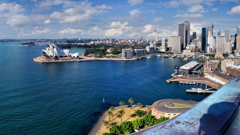 Sydney Opera House and city skyline