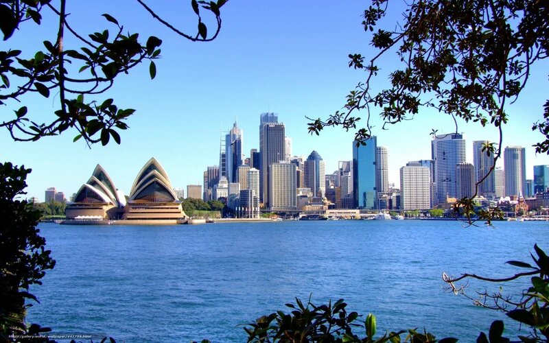 Sydney Opera House and city skyline