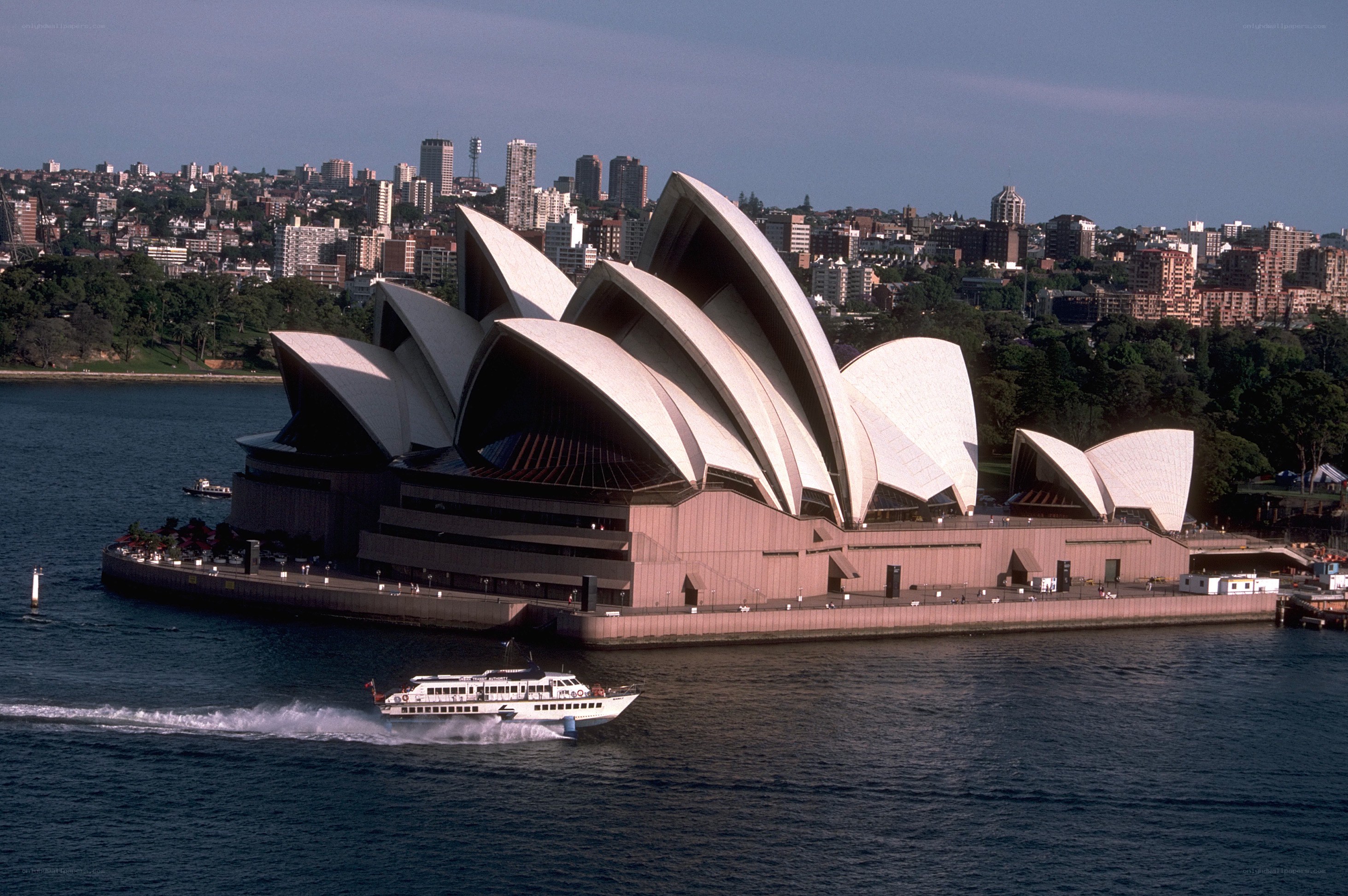 Sydney Opera House and ferry