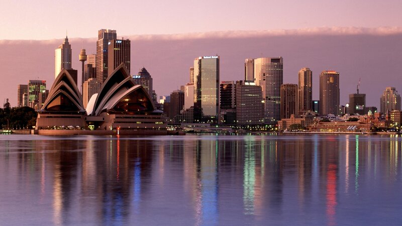 Sydney Opera House at dusk