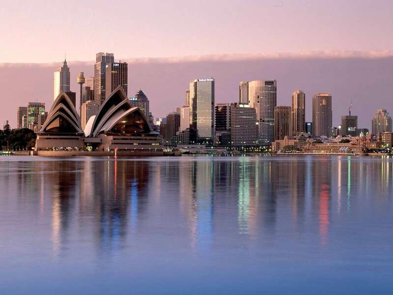 Sydney Opera House at dusk