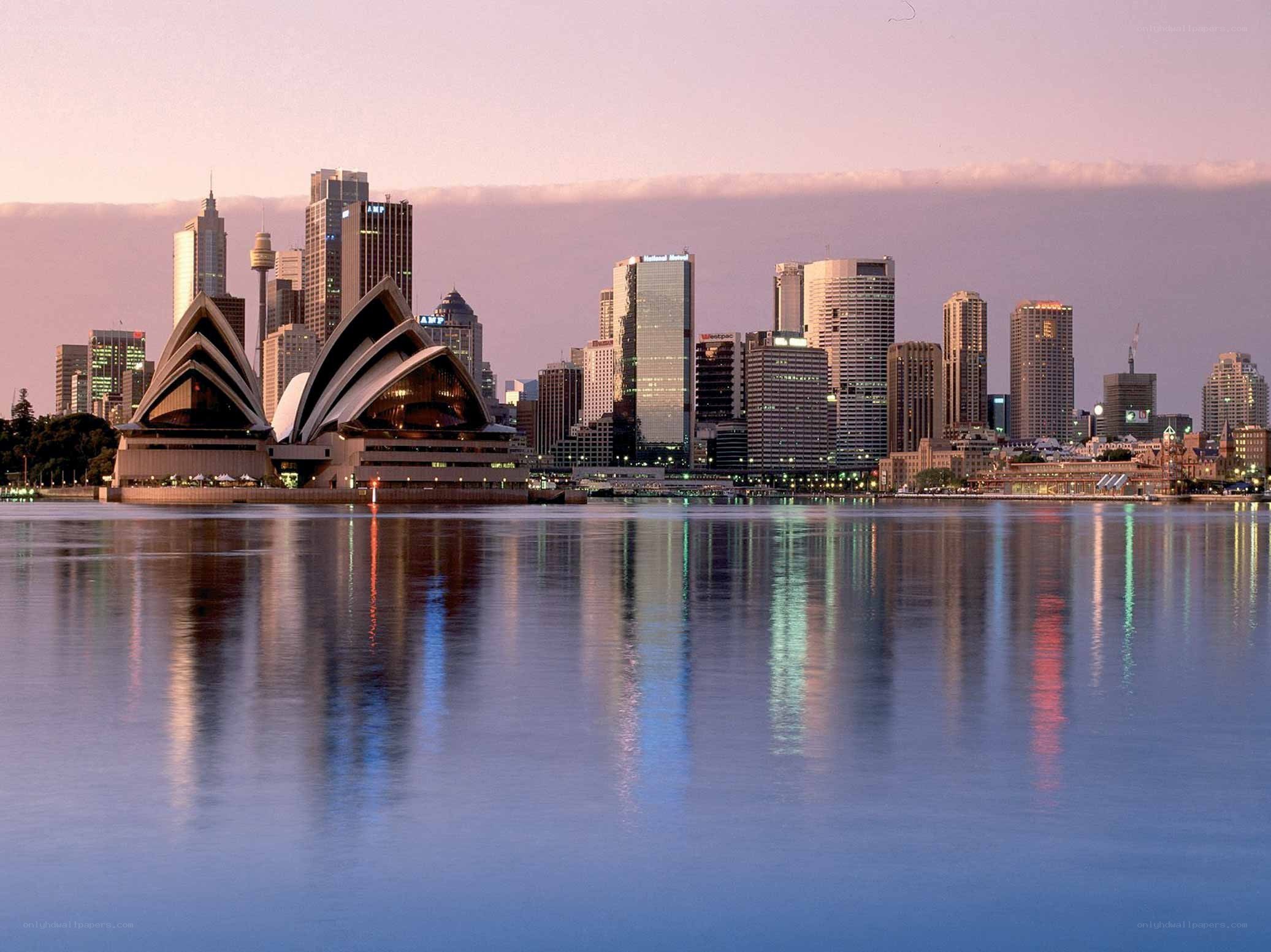 Sydney Opera House at dusk