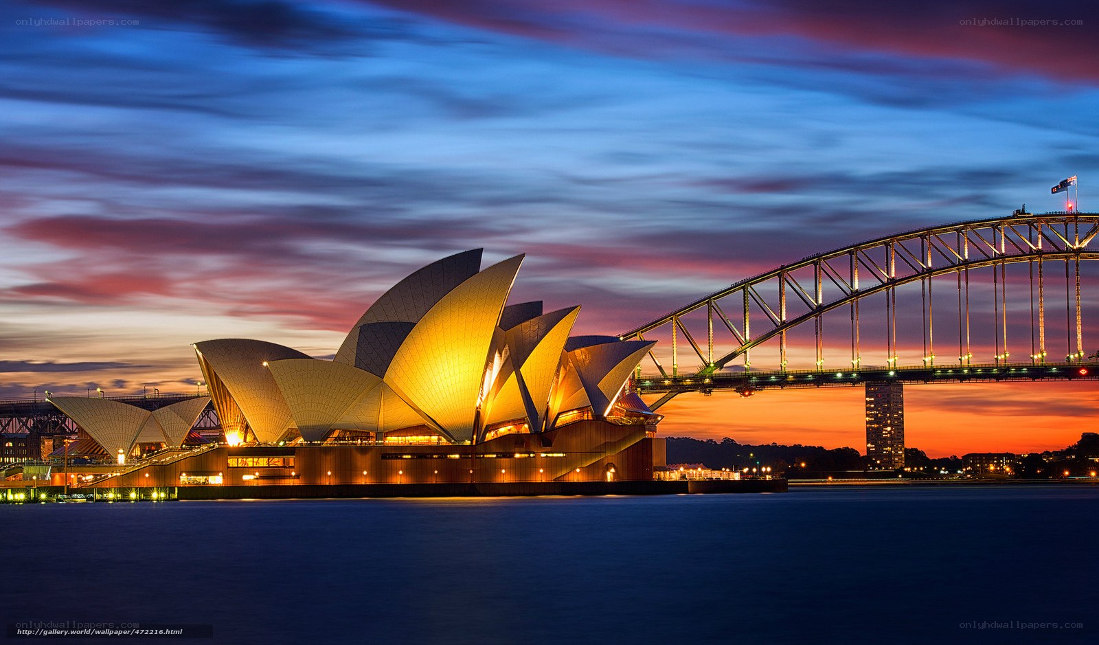 Sydney Opera House at dusk