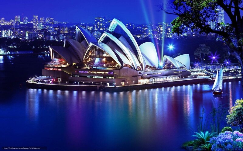 Sydney Opera House at night