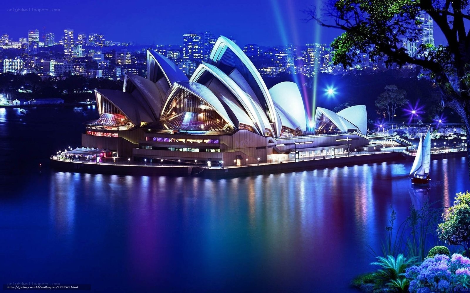 Sydney Opera House at night