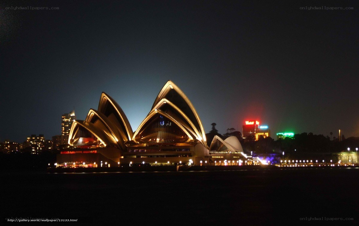 Sydney Opera House at night