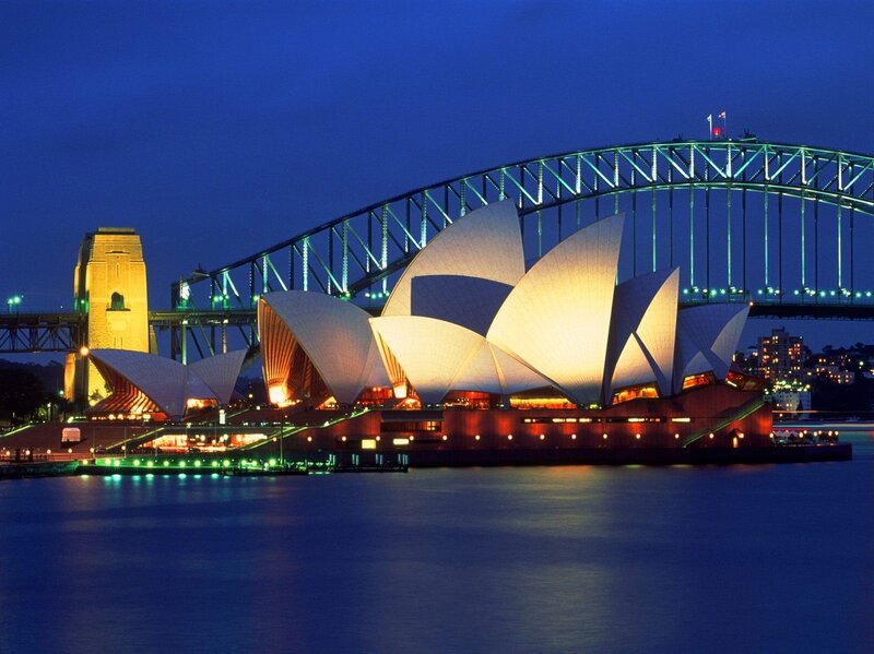 Sydney Opera House at night