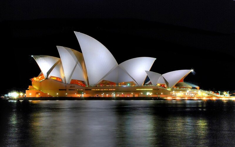 Sydney Opera House at night