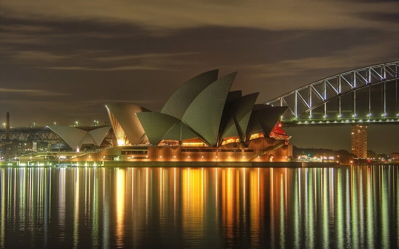 Sydney Opera House at night