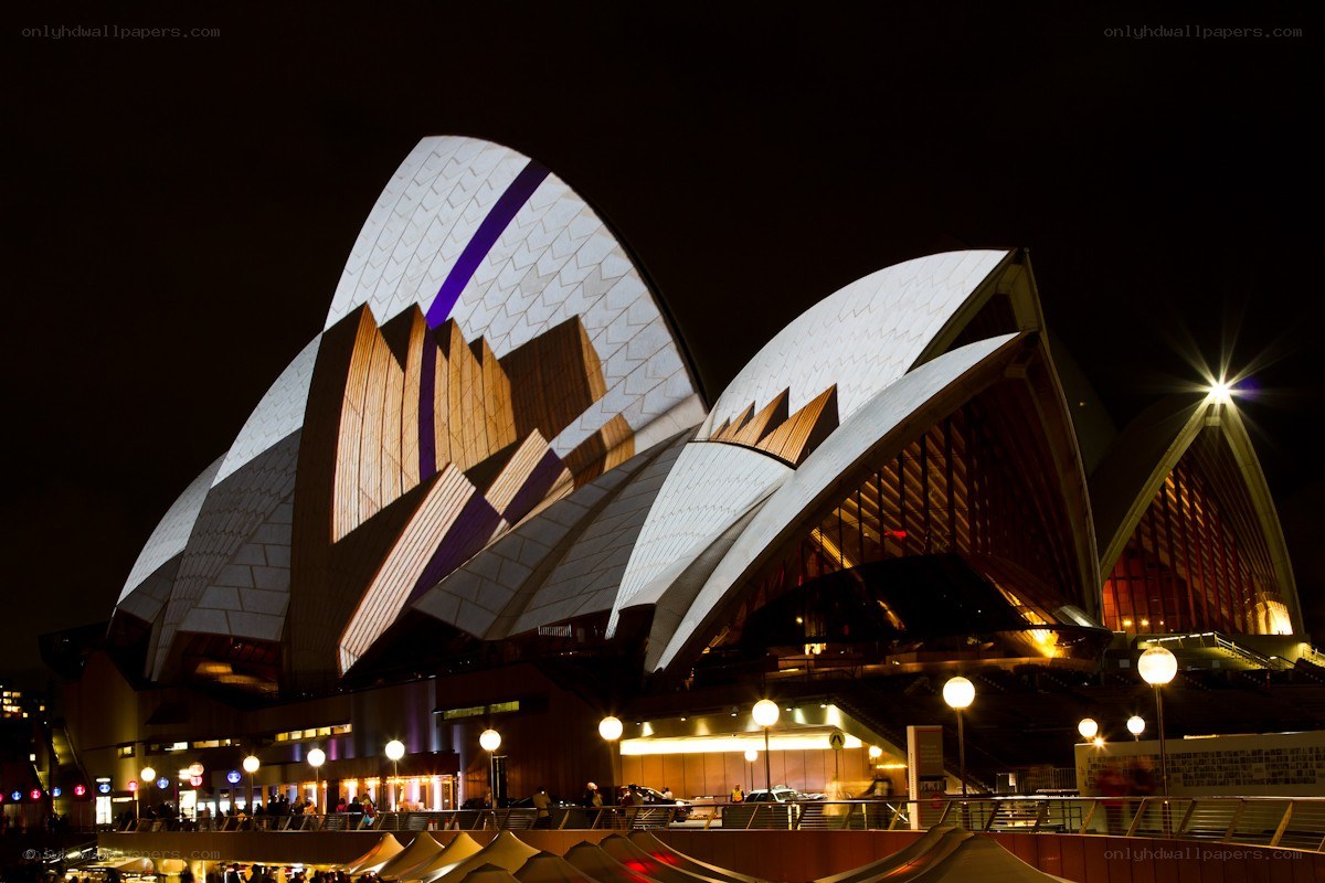Sydney Opera House at night