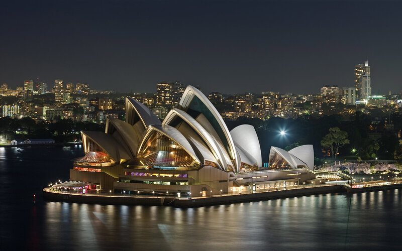 Sydney Opera House at night