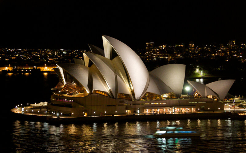 Sydney Opera House at night