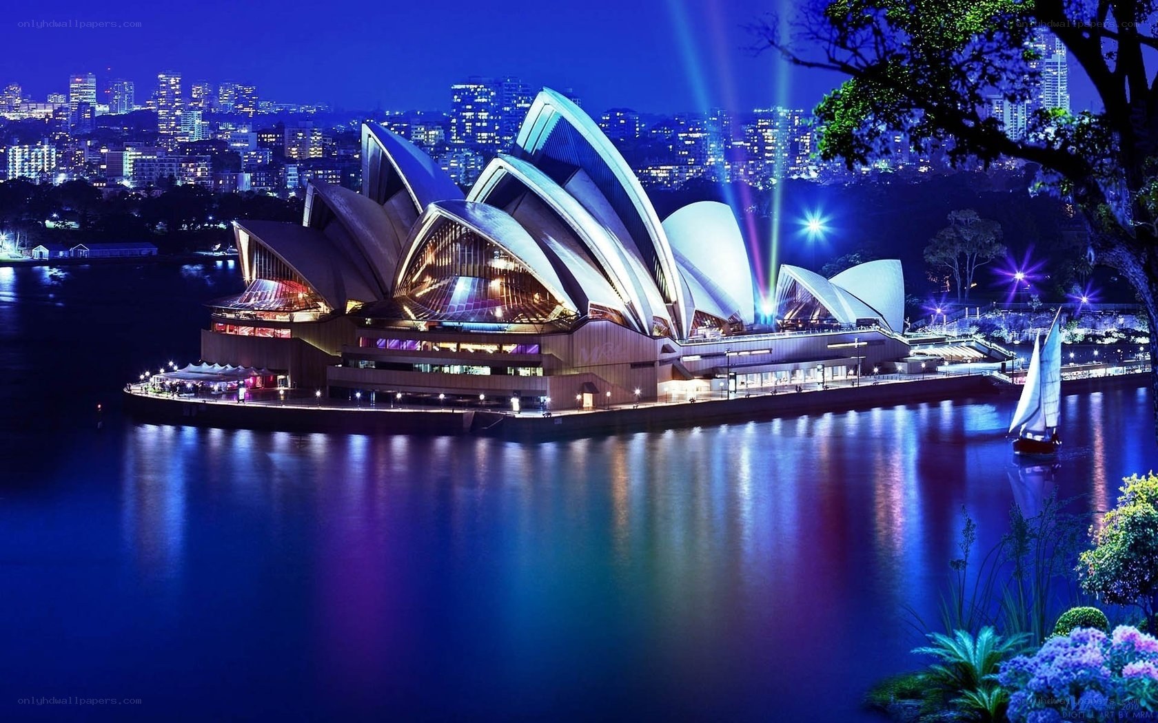 Sydney Opera House at night