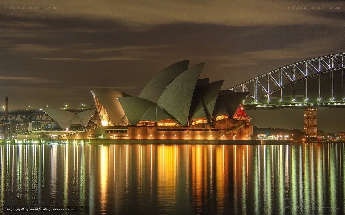 Sydney Opera House at night