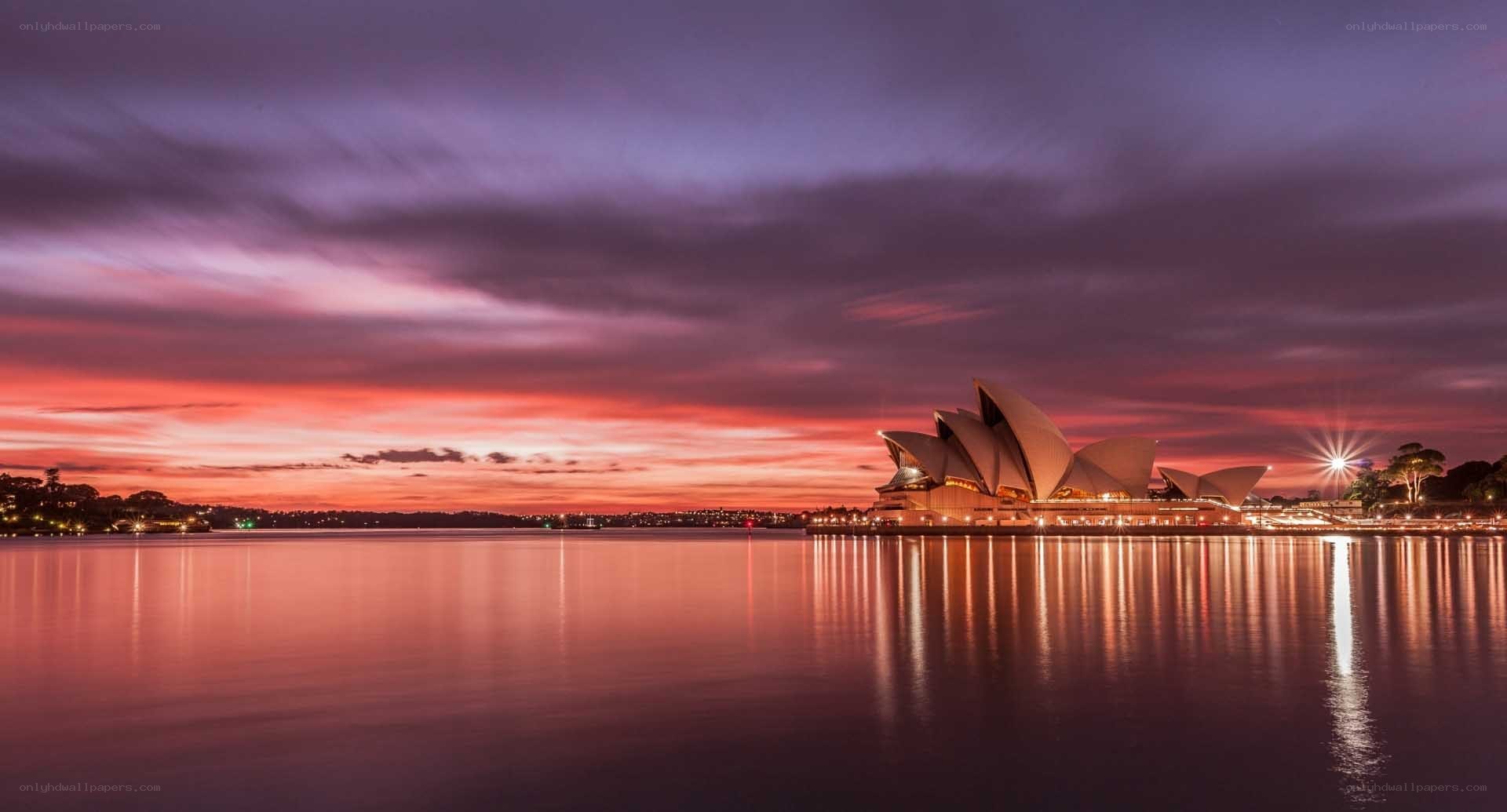 Sydney Opera House at sunset