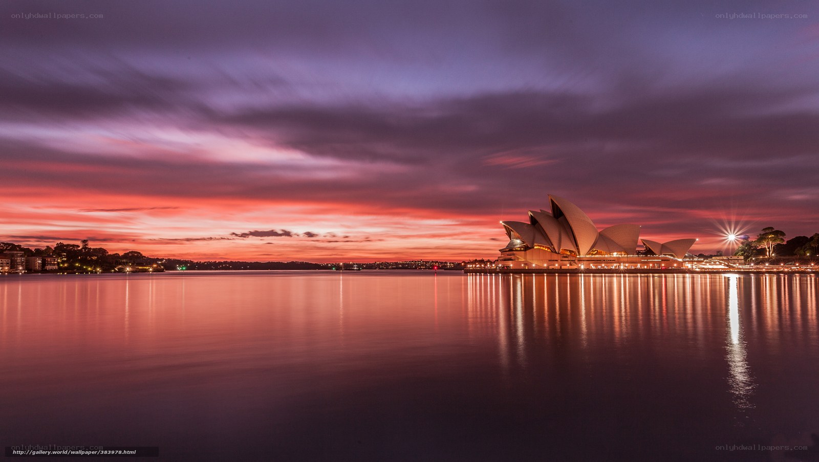 Sydney Opera House at sunset