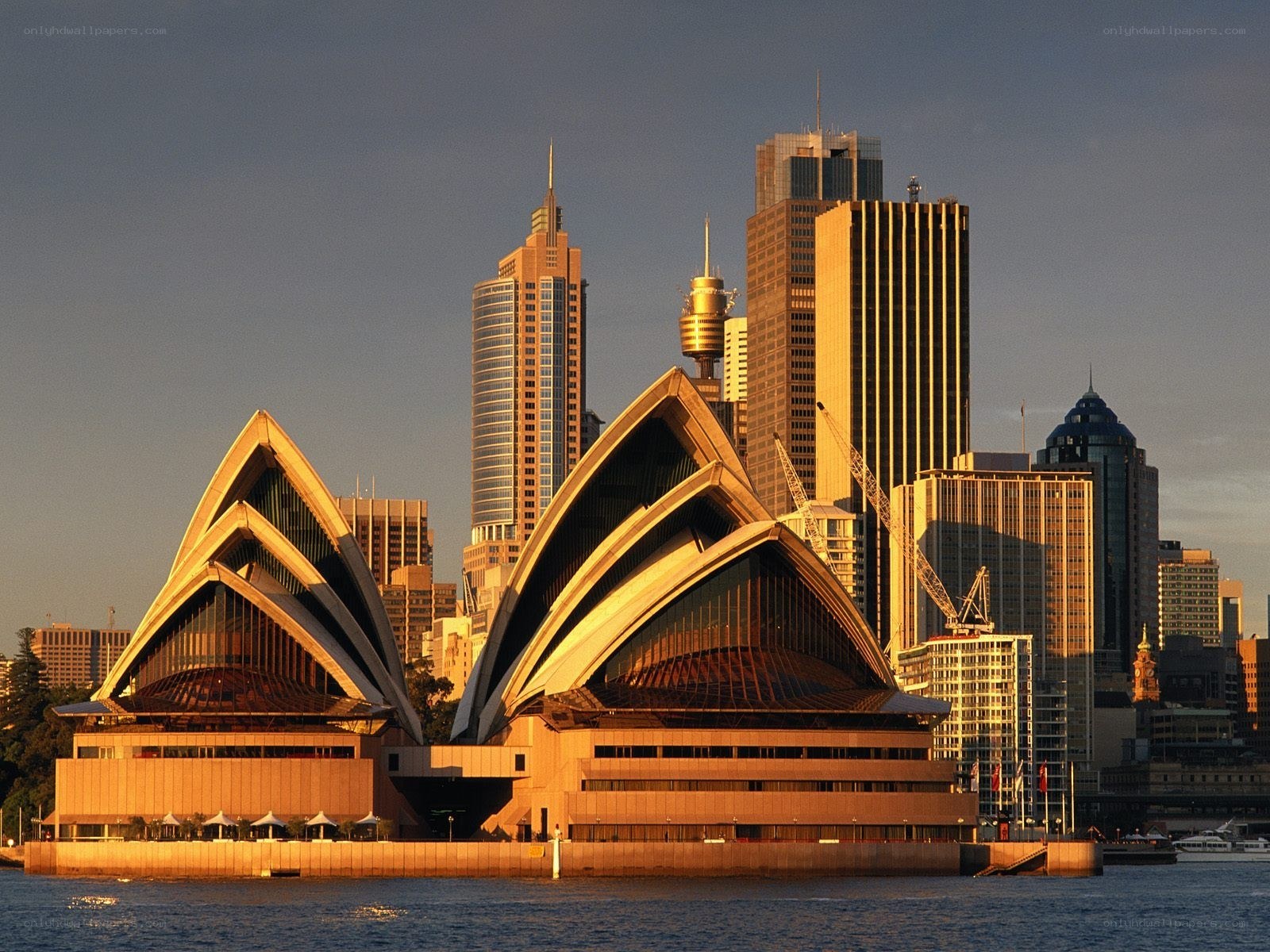 Sydney Opera House at sunset
