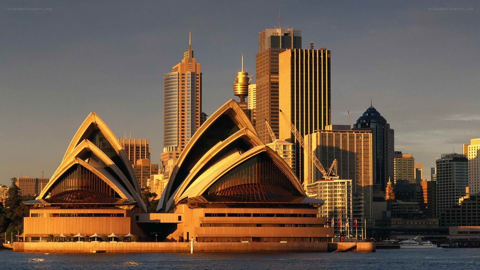 Sydney Opera House at sunset