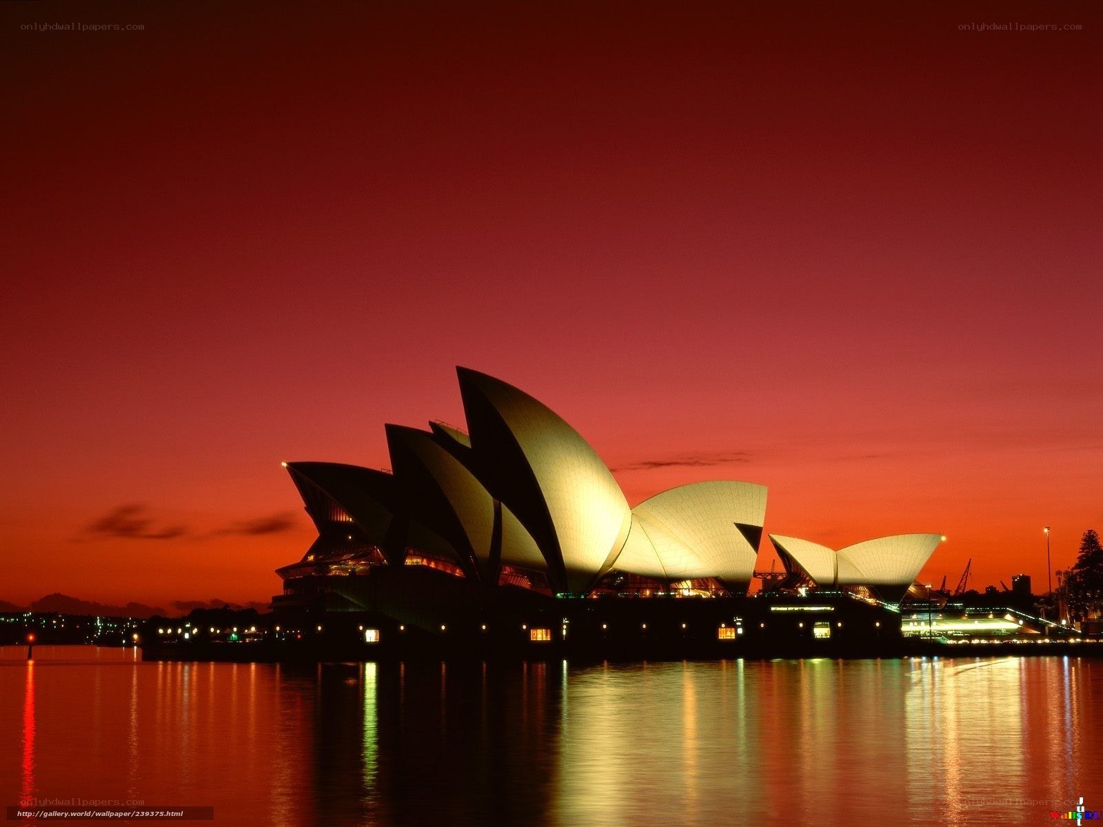 Sydney Opera House at sunset