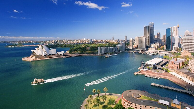 Sydney Opera House — Blue, Bright, Afternoon