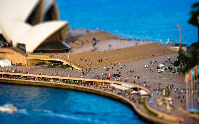 Sydney Opera House — Blue, Bustling, Afternoon
