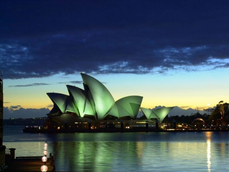 Sydney Opera House — Blue, Dramatic, Sunset, Photograph