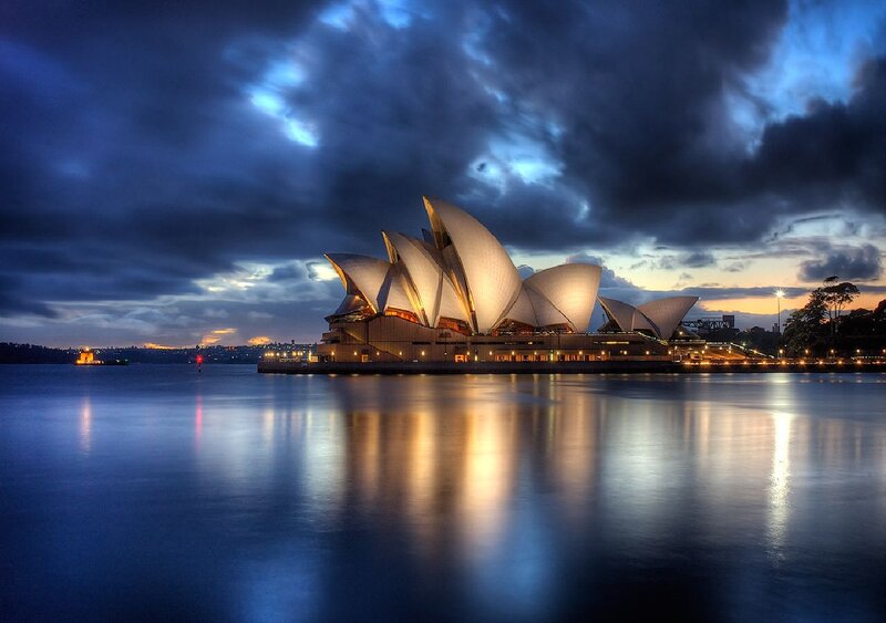 Sydney Opera House — Blue, Dramatic