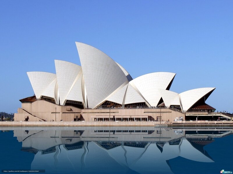 Sydney Opera House — Blue, Serene, Afternoon, Photograph, Building, Water