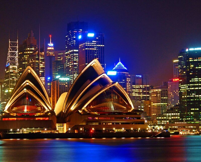Sydney Opera House — Blue