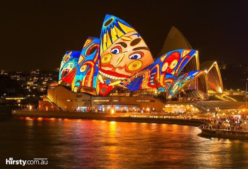 Sydney Opera House — Blue, Vibrant, Night