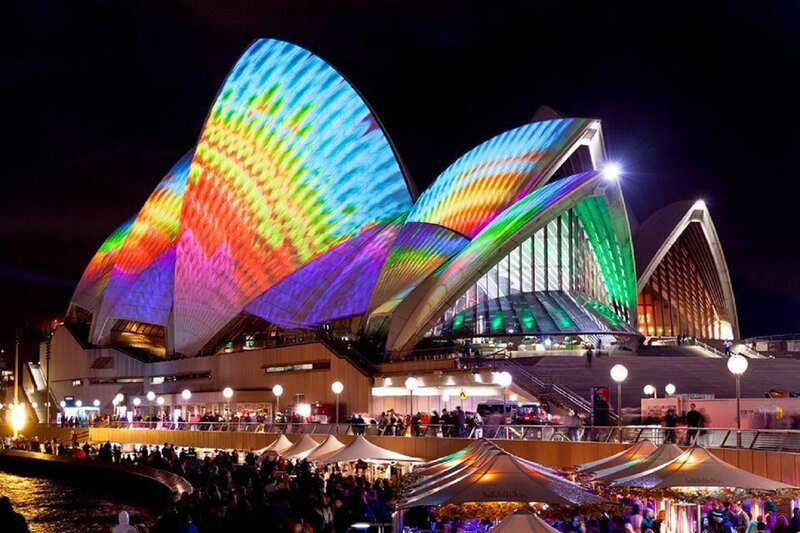 Sydney Opera House — Blue, Vibrant