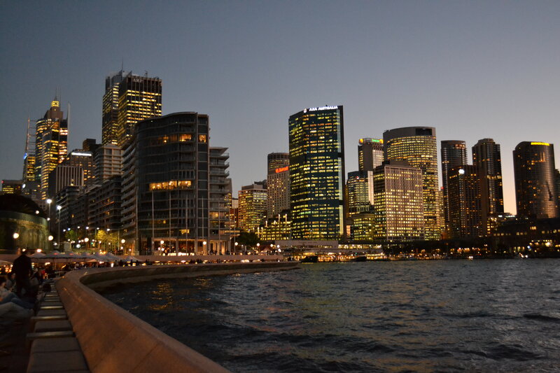 Sydney Skyline at Dusk — Blue