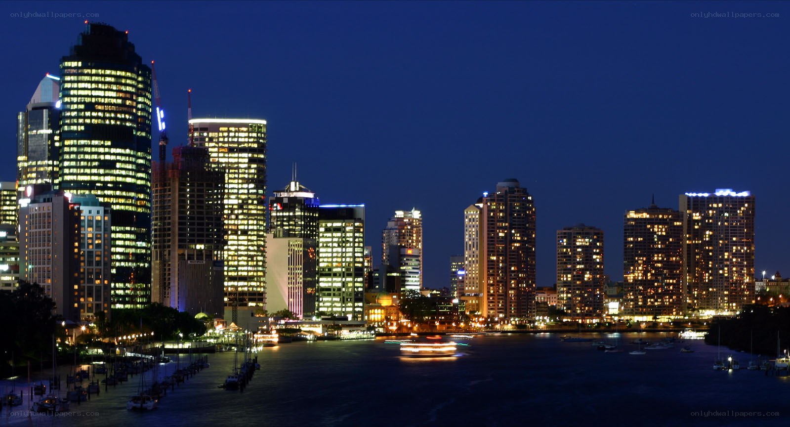 Sydney skyline at night